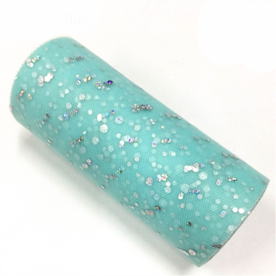 Dekorativni til glitter tiffany plavi - mint