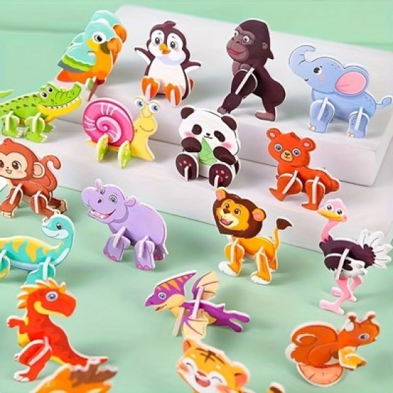 3D Puzzle - Životinje