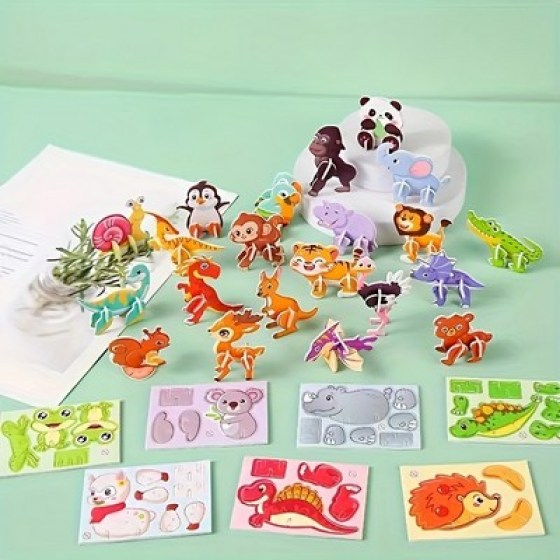 3D Puzzle - Životinje