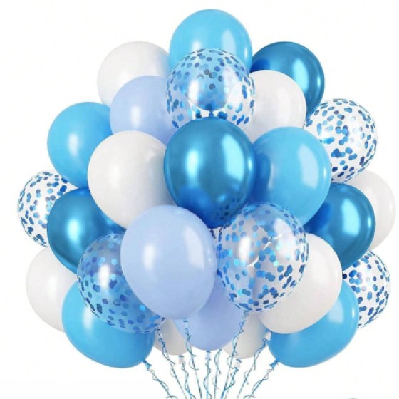 Baloni latex plavi  MIX