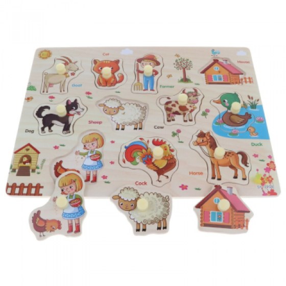 Edukativne 3D puzzle Farma edukativne-3D-puzzle-Farma