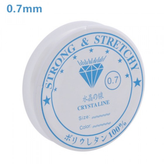 Elastična gumica bijela 0.7mm/10m