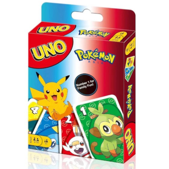 Igrače karte UNO Pokemon