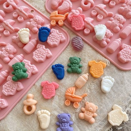 Silikonski kalup – motivi za bebu