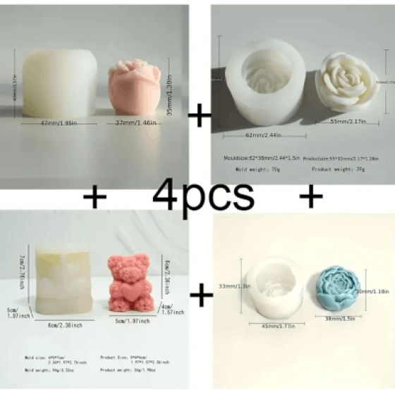 Silikonski kalupi/set