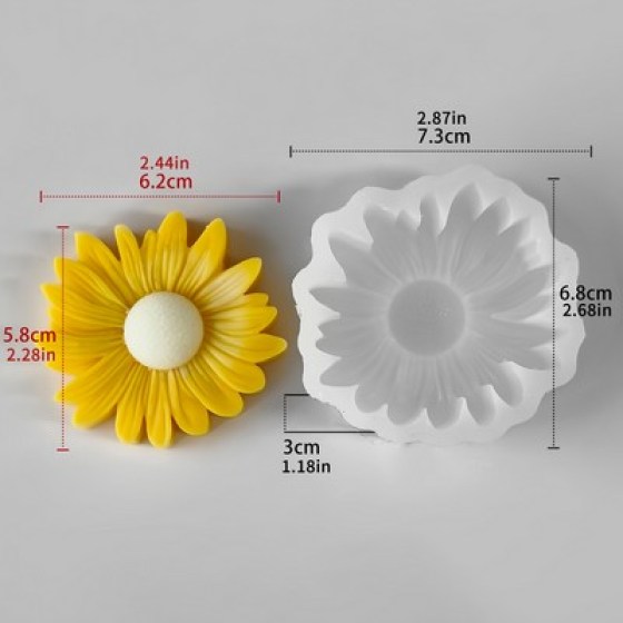 Silikonski kalup - tratinčica