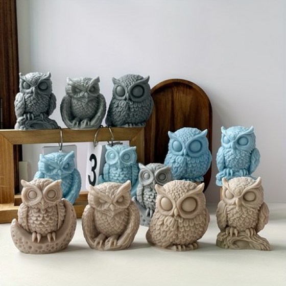 Silikonski Kalup – Sova