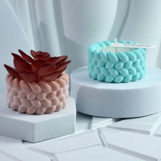 Silikonski kalup za svijećnjake