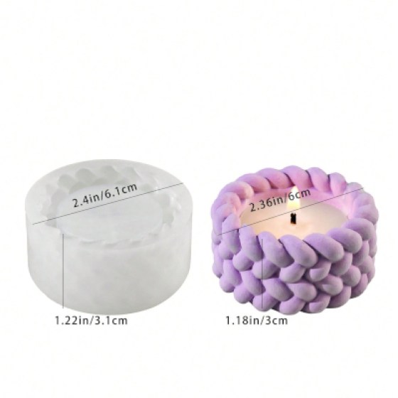 Silikonski kalup za svijećnjake