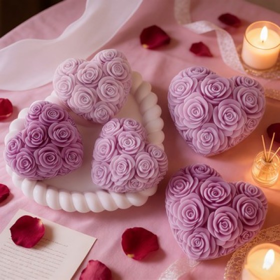 Silikonski kalup za svijeće - anđeo 05