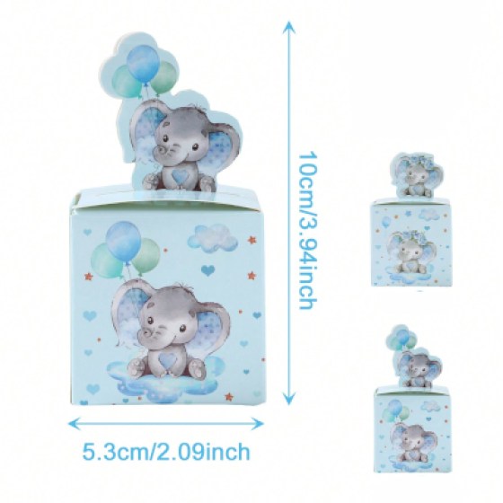 Kutijice za slatkiše - Slonić plavi