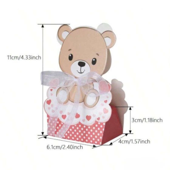 Kutijice za slatkiše - Medvjedići