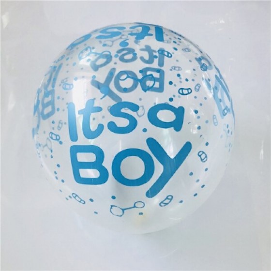 Latex baloni it's a boy plavi 02