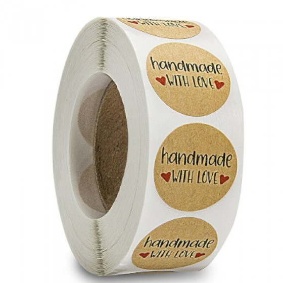 Samoljepljive naljepnice "Hand Made" 12