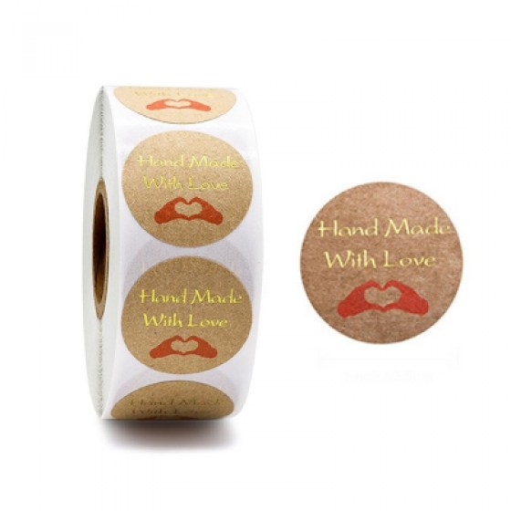 Samoljepljive naljepnice "Hand Made" 08