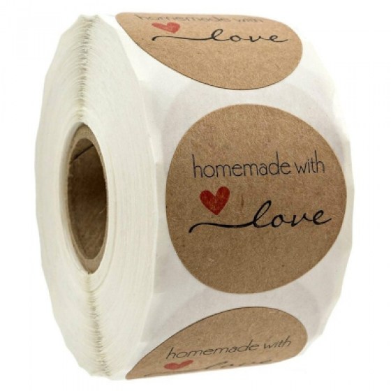 Samoljepljive naljepnice "Hand Made" 03