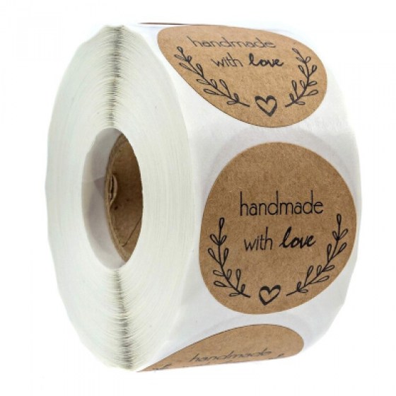 Samoljepljive naljepnice "Hand Made" 04