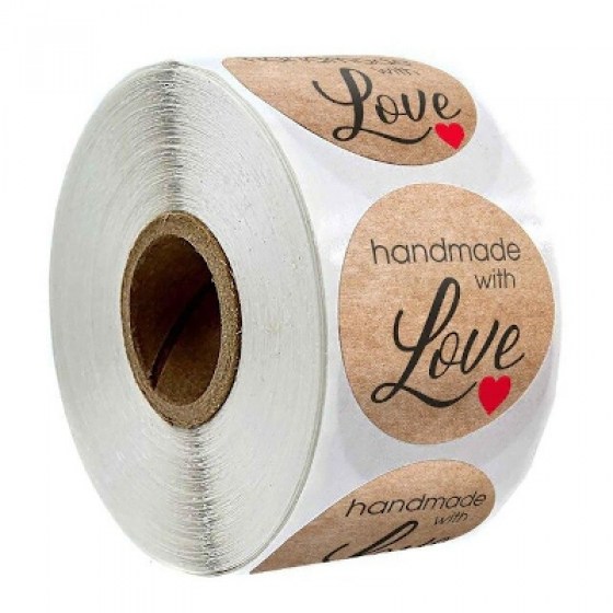 Samoljepljive naljepnice "Home made with Love" 02