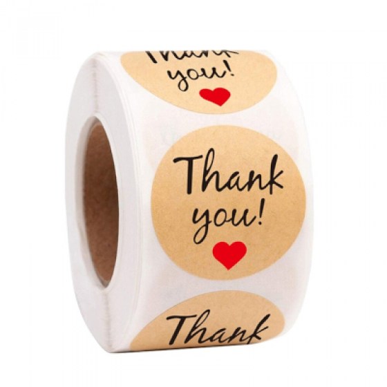 Samoljepljive naljepnice "Thank You" 20