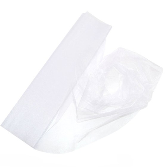 Dekorativna organza bijela