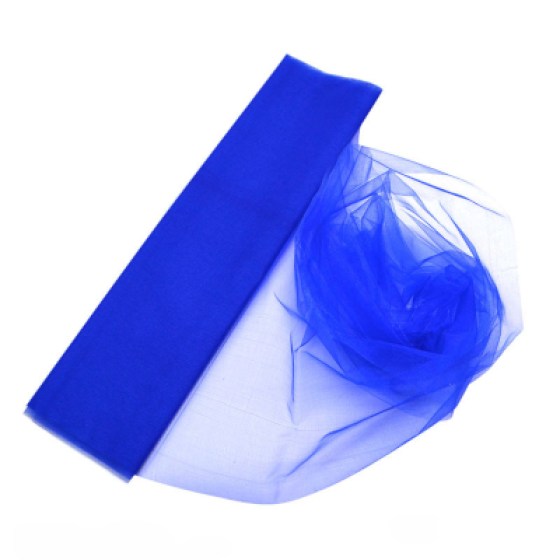 Dekorativna organza kraljevsko plava