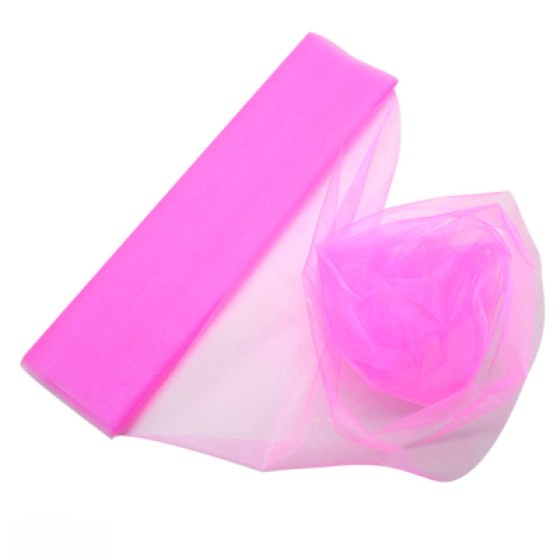 Dekorativna organza roza