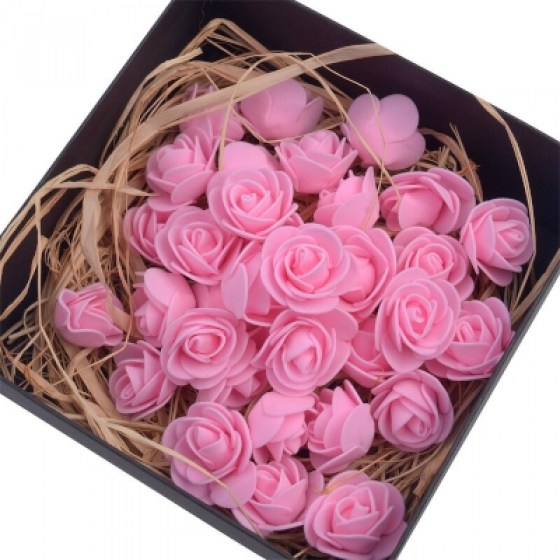 Poliform ružice roze 3cm 