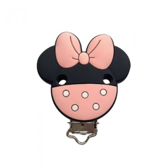 Kopča minnie - quartz roza