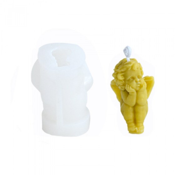Silikonski kalup za svijeće - anđeo 10