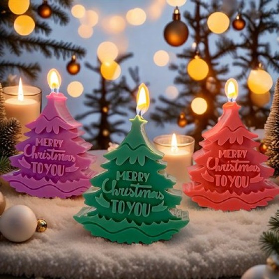 Silikonski kalup - Božićno drvce