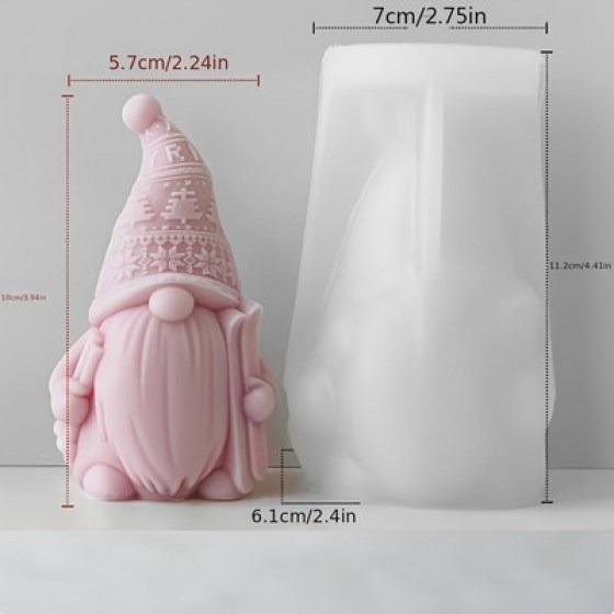 Silikonski kalup - Božićni patuljak 