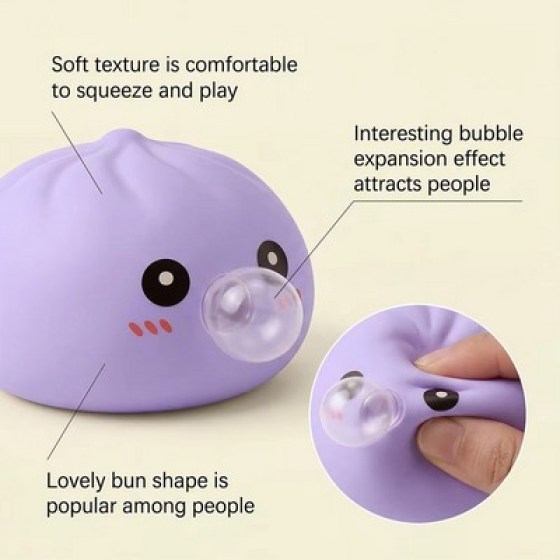 Squishy Dumpling s efektom mjehurića