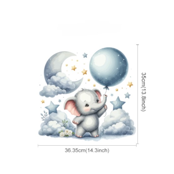 Zidna naljepnica slon