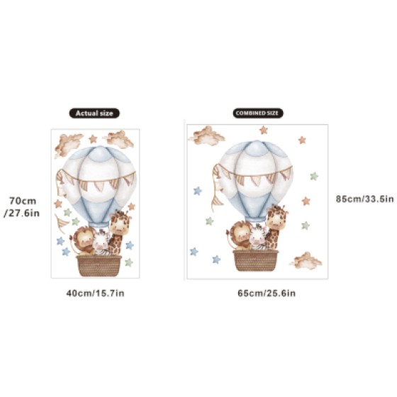 Zidna naljepnica balon